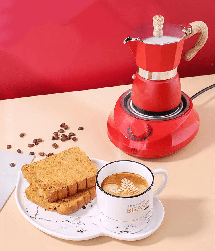 Compact & Portable Moka Pot Coffee Maker - Handcrafted for Rich Flavor - Perfect for Home, Outdoor Adventures & Camping - Durable & Easy to Use