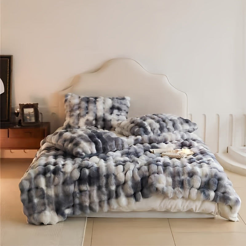 1pc Soft and Cozy Plush Blanket for Travel, Sofa, Bed, and Home Decor - Perfect Gift for Family and Friends