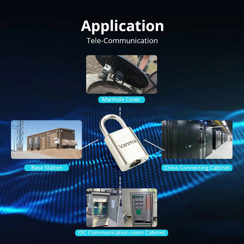 Anti-theft High-Strength Materials Fire and Smoke Resistance Telecom Power Supply Cabinet Lock
