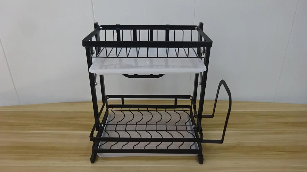Stainless Steel Kitchenware Storage Shelves Over Sink Dish Drying Rack