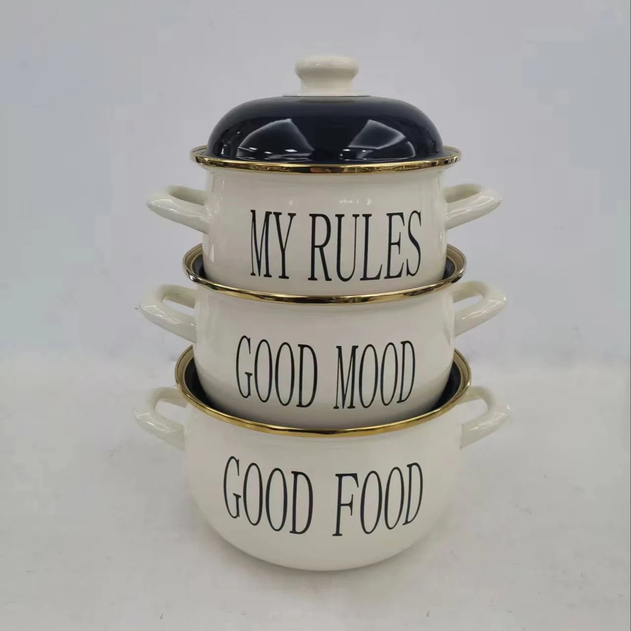 Very Popular 18-22cm Enamel Pot Sale Best Cooking Pot Kitchenware Utensil