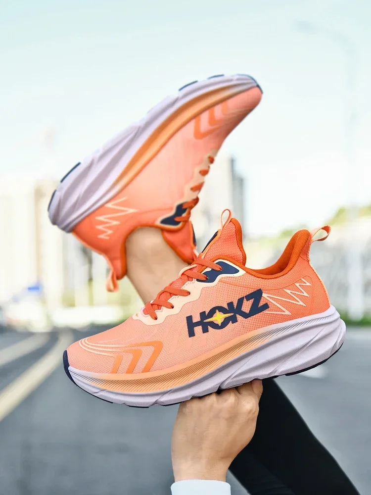 Men Mesh Running Shoes Off-road Shoes Sneakers Outdoor Breathable Trainer Race Luxury shoes Cushioning Couple Non-Slip Fashion