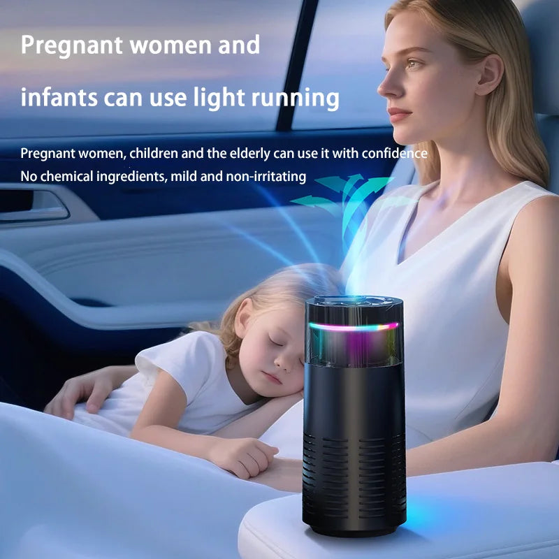 Xiaomi New Car Air Purifier, A Negative Ion Ambient Light Car Air Purifier For Removing Formaldehyde And Odors Inside The Car