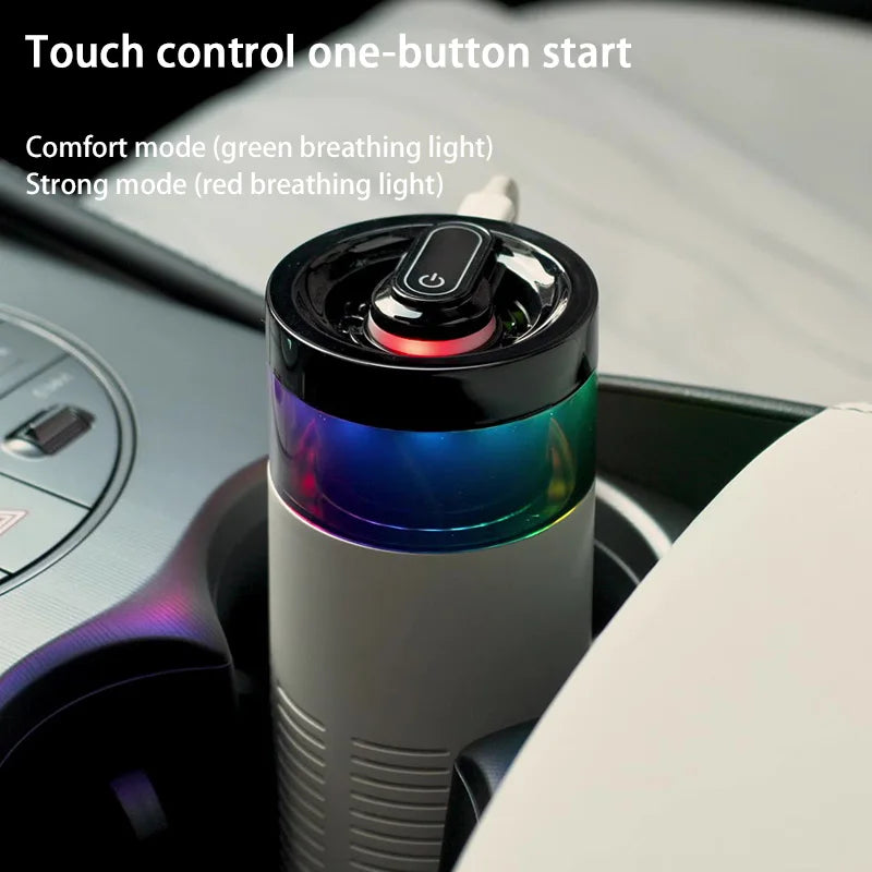 Xiaomi New Car Air Purifier, A Negative Ion Ambient Light Car Air Purifier For Removing Formaldehyde And Odors Inside The Car