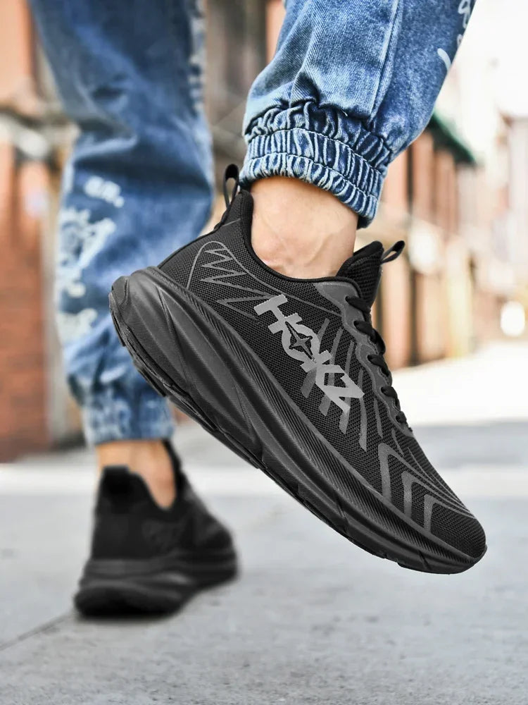 Men Mesh Running Shoes Off-road Shoes Sneakers Outdoor Breathable Trainer Race Luxury shoes Cushioning Couple Non-Slip Fashion