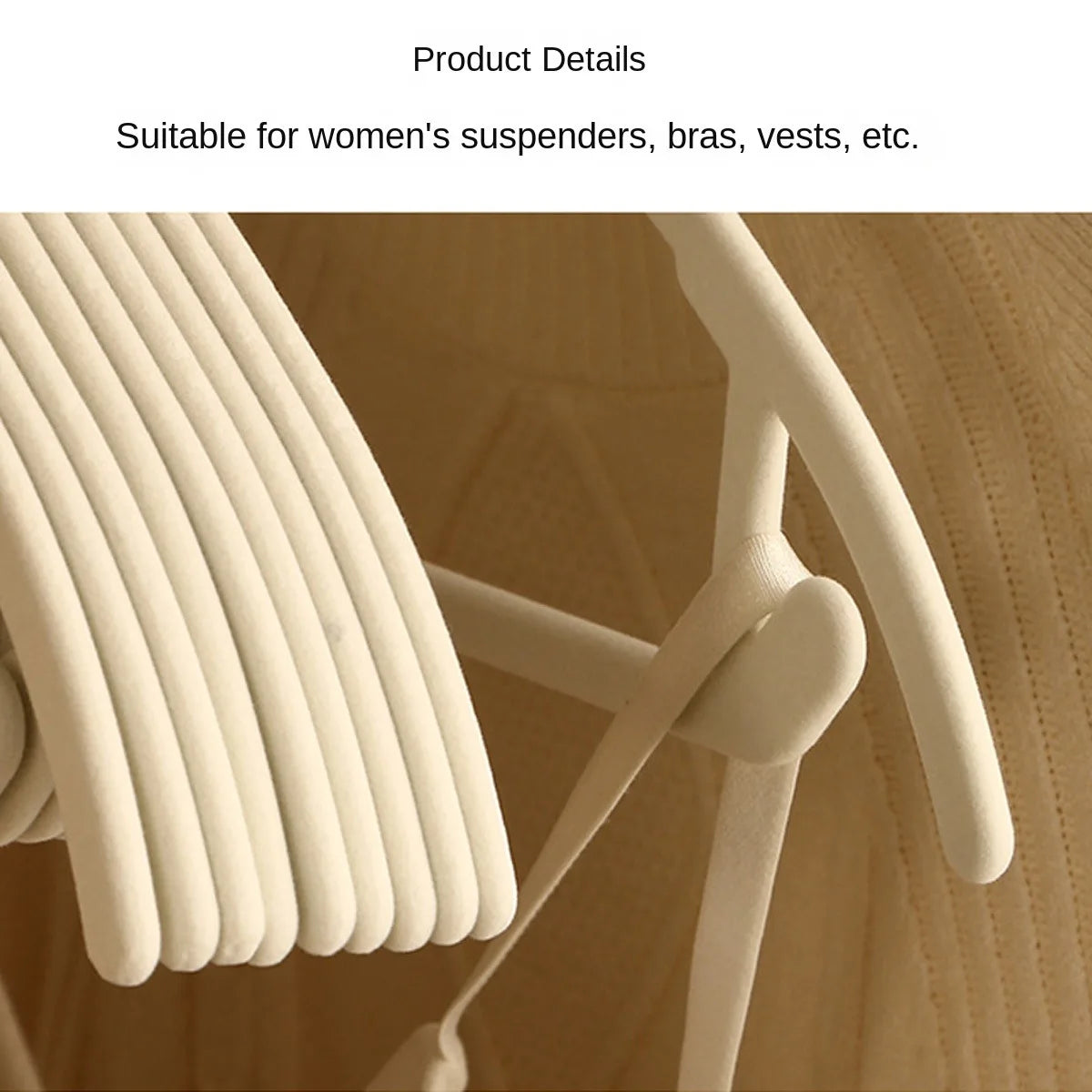 10/20Pcs Household Black/Beige/Grey Flocked Hangers, Plastic Hangers, Suitable for Closet Organizers, Sturdy and Durable, Space-Saving, Non-Slip and Won'T Fall Off, No Bulging Shoulders, No Damage to Clothes, Used for Clothin