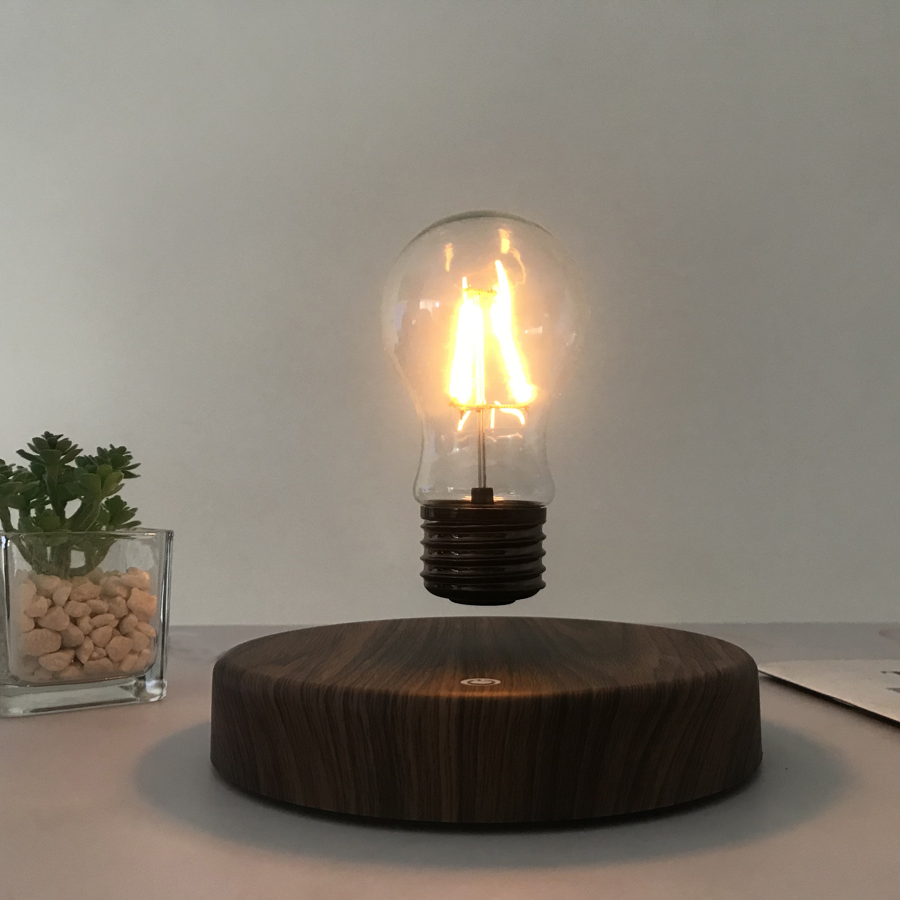 1pc Magnetic Suspension Light Bulb, For Bedroom Office Bar Reading Room Home Decor
