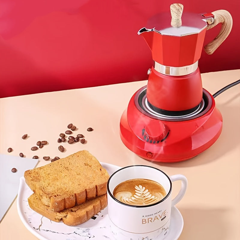 Compact & Portable Moka Pot Coffee Maker - Handcrafted for Rich Flavor - Perfect for Home, Outdoor Adventures & Camping - Durable & Easy to Use